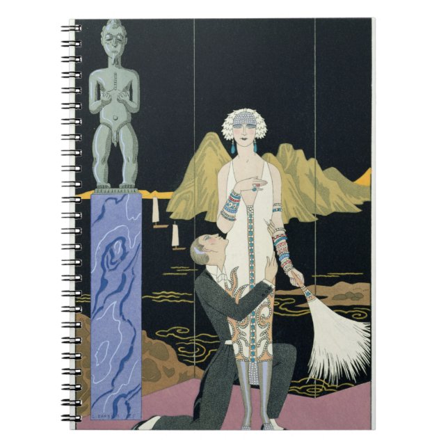 Night, 1925 (pochoir print) notebook (Front)