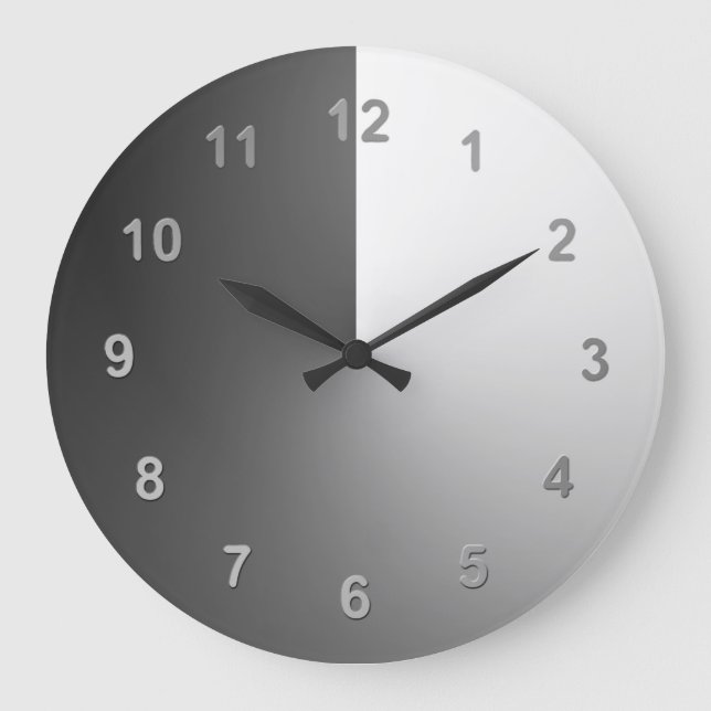 Night and Day Large Clock (Front)