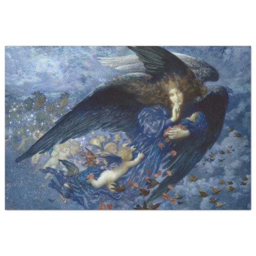 NIGHT AND HER TRAIN OF STARS _ EDWARD HUGHES TISSUE PAPER