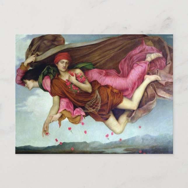 Night and Sleep by Evelyn de Morgan Postcard (Front)