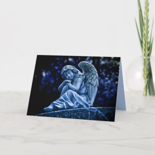 night angel greeting card