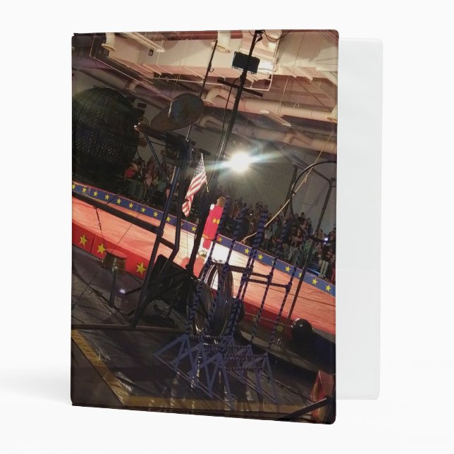 Night at an Indoor Circus Avery Mini Binder (Front/Inside)