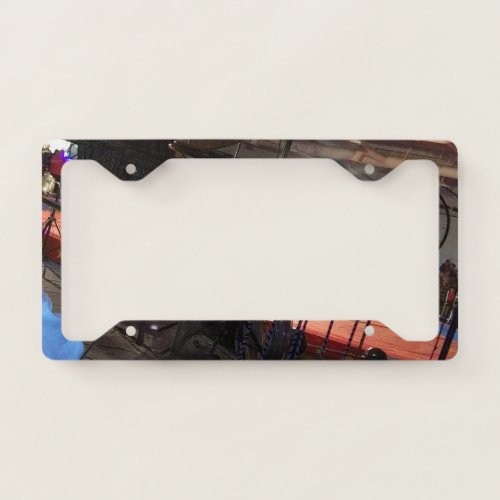 Night at an Indoor Circus License Plate Frame