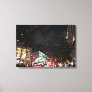 Night at Lincoln Center NYC New York Photography Canvas Print
