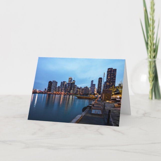 Night At Navy Pier Card (Front)