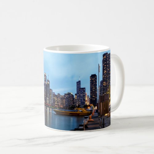 Night At Navy Pier Coffee Mug