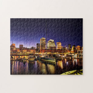 Night At Puerto Madero Jigsaw Puzzle
