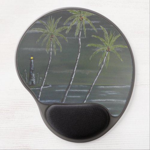 Night At The Beach Gel Mouse Pad