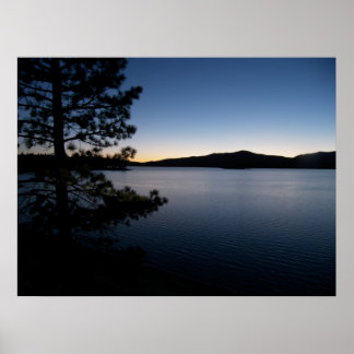 Night at the lake poster