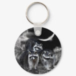 Night Bandits Art Keychain