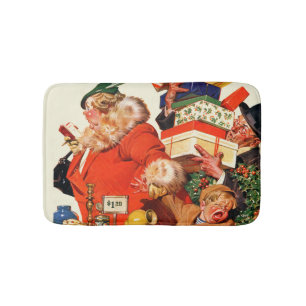 Night before Christmas Bath Mat
