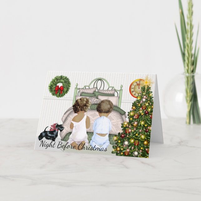 Night Before Christmas Greeting Card (Front)