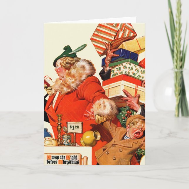 Night before Christmas Holiday Card (Front)