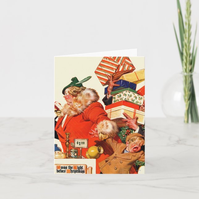 Night before Christmas Holiday Card (Front)