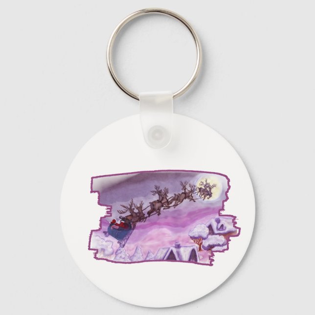 NIGHT BEFORE CHRISTMAS KEYCHAIN (Front)