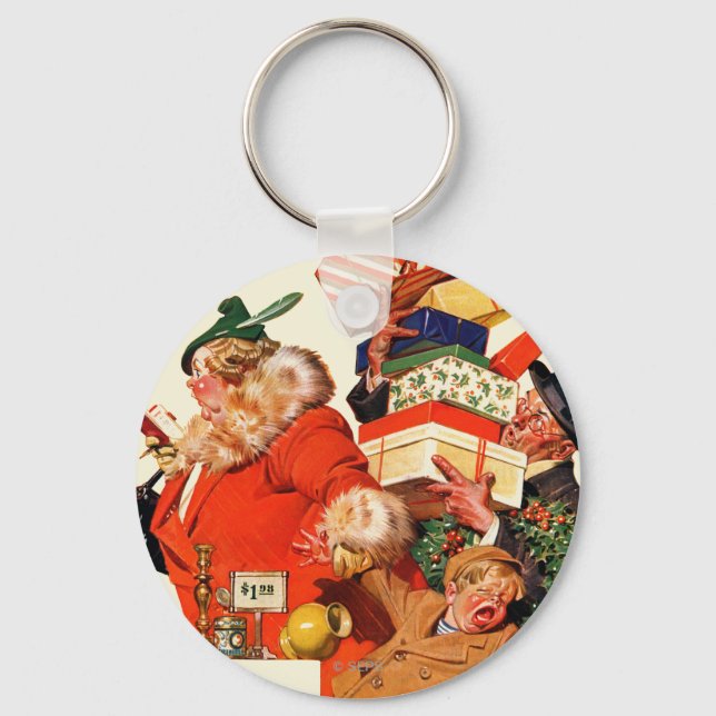 Night before Christmas Keychain (Front)