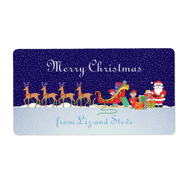 Night Before Christmas Label (Front)