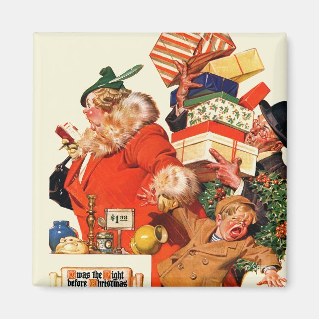 Night before Christmas Magnet (Front)