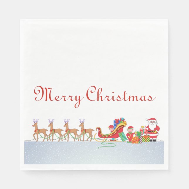 Night Before Christmas Napkins (Front)