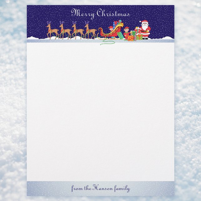 Night Before Christmas Newsletter Letterhead (Creator Uploaded)