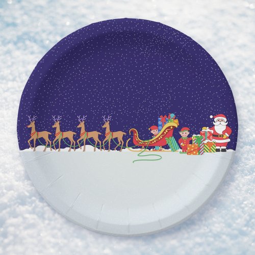 Night Before Christmas Paper Plates