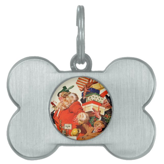 Night before Christmas Pet ID Tag (Front)