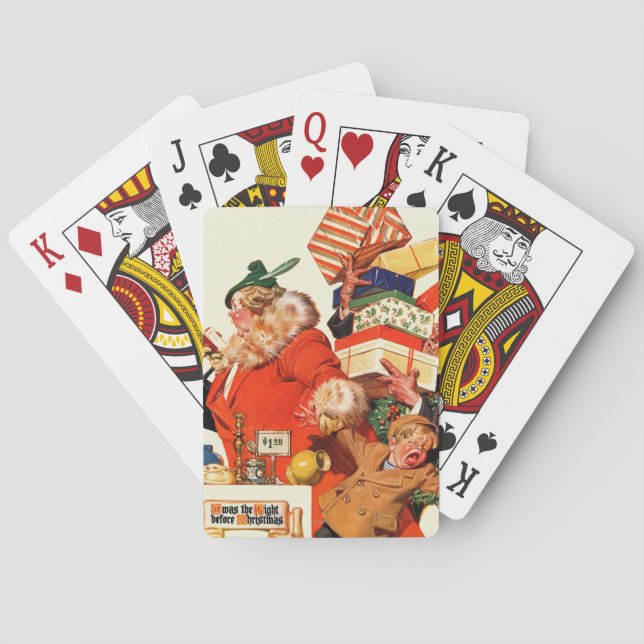 Night before Christmas Poker Cards (Back)