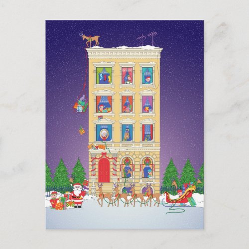 Night Before Christmas Postcard