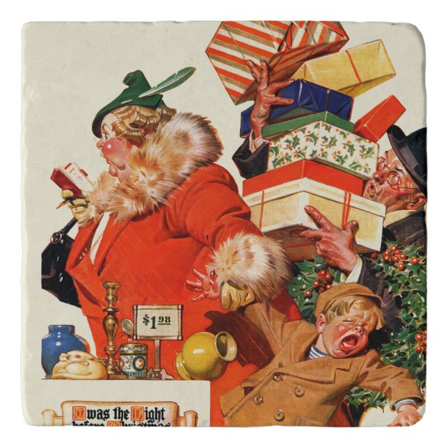 Night before Christmas Trivet (Front)