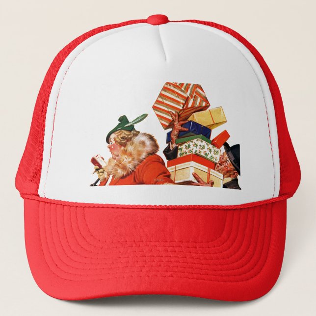 Night before Christmas Trucker Hat (Front)
