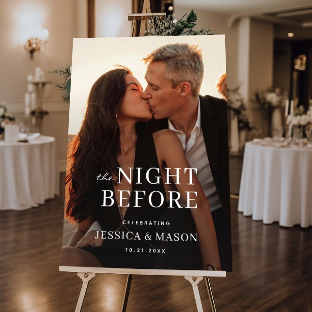 Night Before Rehearsal Dinner Wedding Sign (Creator Uploaded)
