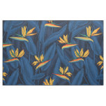 Night bird of paradise garden 2 fabric