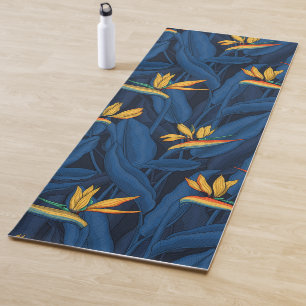 Night bird of paradise garden 2 yoga mat