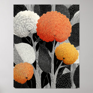 Night Bloom #5 - 4x5 Digital Download Poster