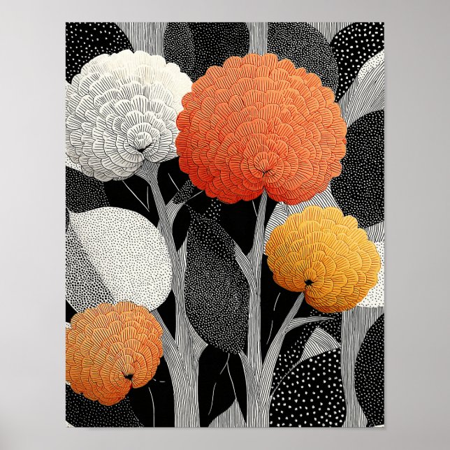 Night Bloom #5 - 4x5 Digital Download Poster (Front)