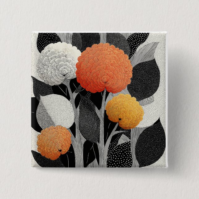 Night Bloom on the Red Planet #5 Button (Front)