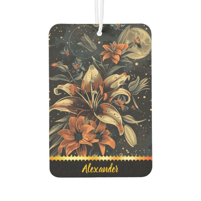 Night-blooming cosmic garden air freshener (Back)