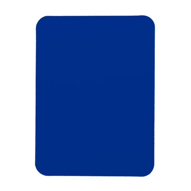 Night Blue Designer Solid Color Magnet (Vertical)