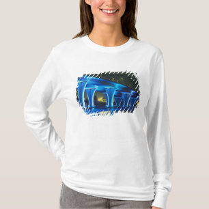Night bridge at Port of Miami, Florida T-Shirt