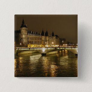 Night Bridge Pinback Button