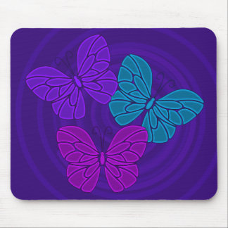Night butterflies mousepad