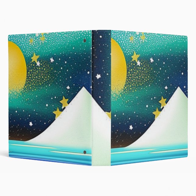 Night by the Mountains Binder (Background)