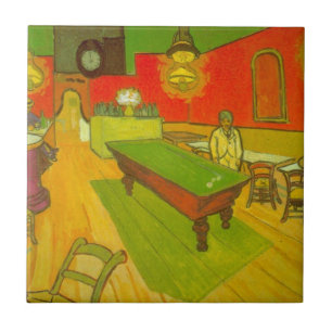 Night Cafe by Vincent van Gogh Ceramic Tile