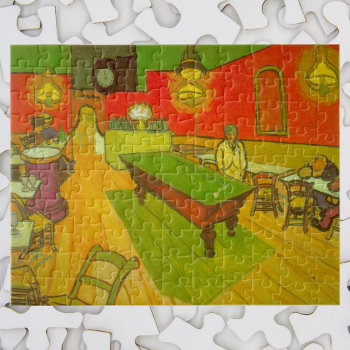 Night Cafe By Vincent Van Gogh Jigsaw Puzzle by VanGogh_Gallery at Zazzle