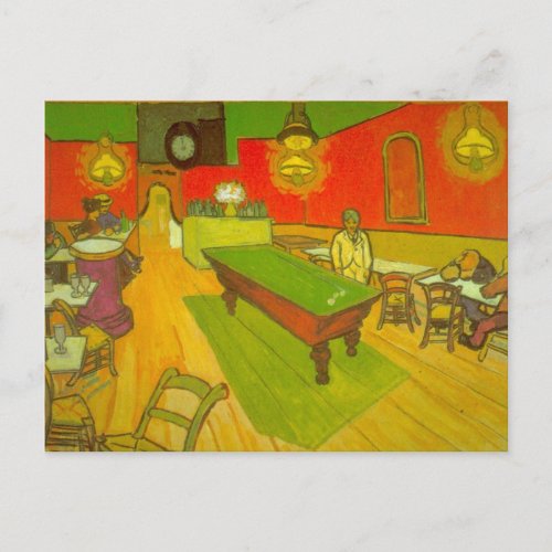 Night Cafe by Vincent van Gogh Postcard