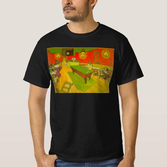 Night Cafe by Vincent van Gogh T-Shirt (Front)
