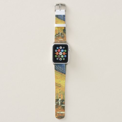 Night Cafe Painting by van Gogh Apple Watch Band