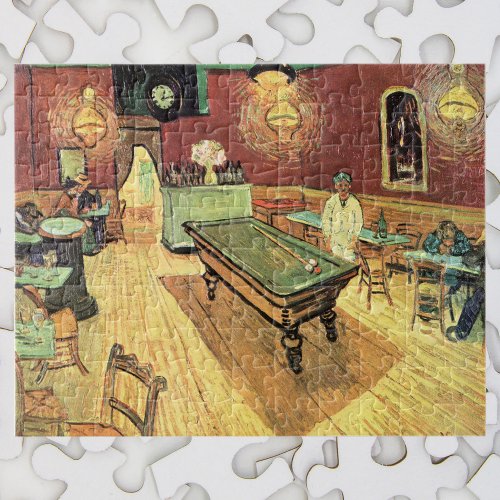 Night Cafe Place Lamartine by Vincent van Gogh Jigsaw Puzzle