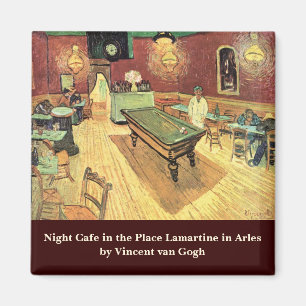 Night Cafe, Place Lamartine by Vincent van Gogh Magnet
