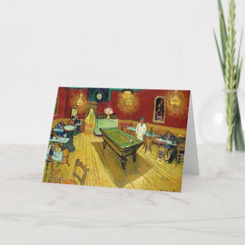 Night Cafe _ Vincent van Gogh Painting Art Card